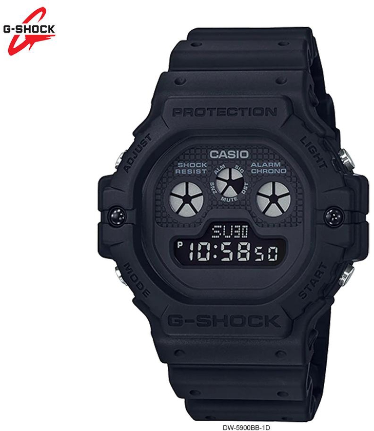 Casio G-Shock DW-5900BB Digital Watches 100% Original & New (Black)