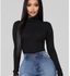 Fashion Black Ladies Turtle Neck , Pull Neck -For All Wear