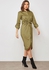 Twisted Front Shirt Dress