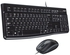 Logitech MK120 - Corded Keyboard and Mouse Combo - Plug-and-Play USB Combo