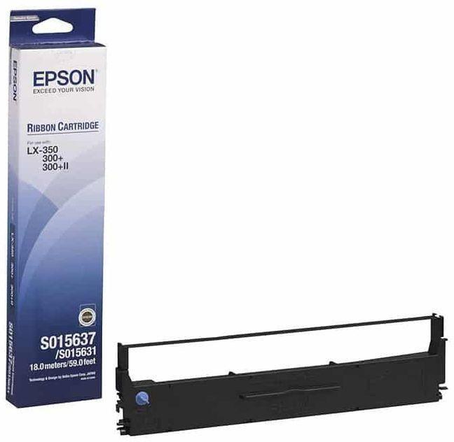 Epson LX-350 Ribbon Cartridge - Black (C13S015637) +FREE EXECUTIVE PEN