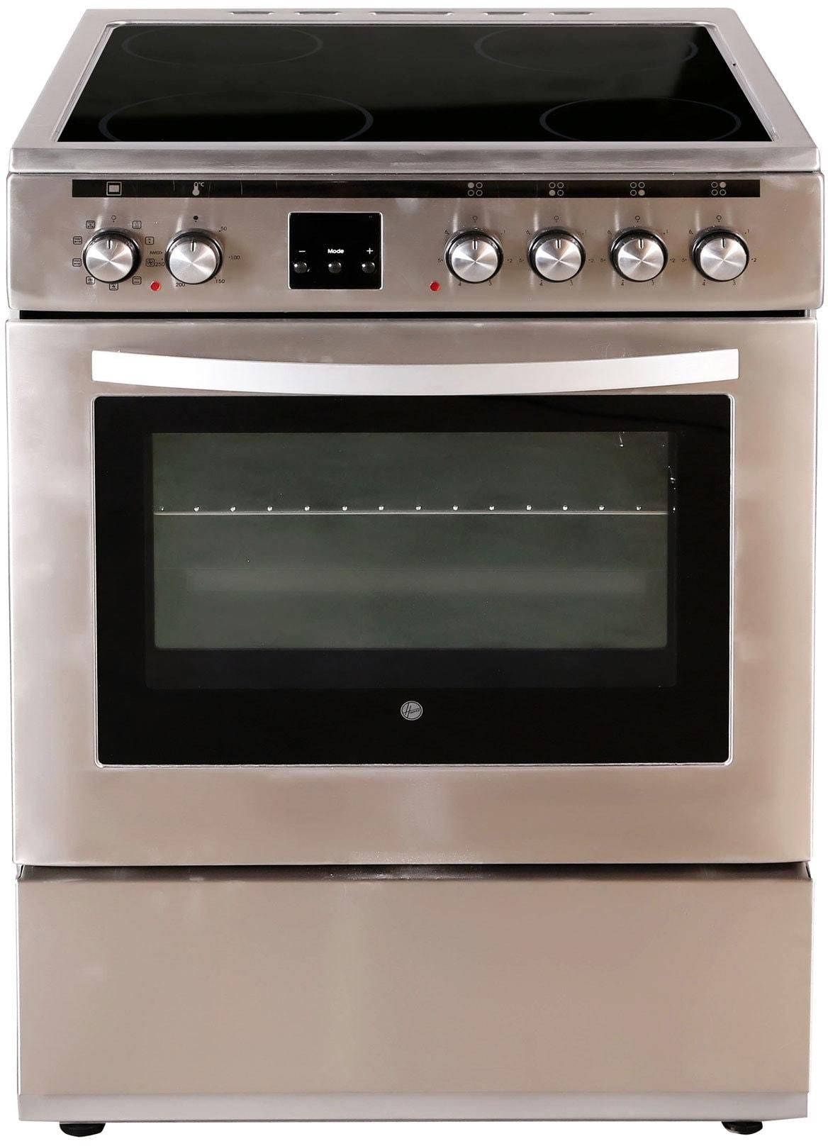 Hoover Free standing 60X60 Cm Electric Cooker 4Ceramic Zone, Electric Oven