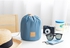 Waterproof Travel Cosmetic Makeup Organizer Toiletry Storage Bag - Blue
