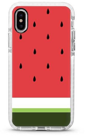 Protective Case Cover For Apple iPhone XS Max Minimal Watermelon Full Print