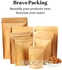 Ecolike Ziplock Inner Aluminium plated Bakery Gift Paper Food Packing Bag (Pieces)