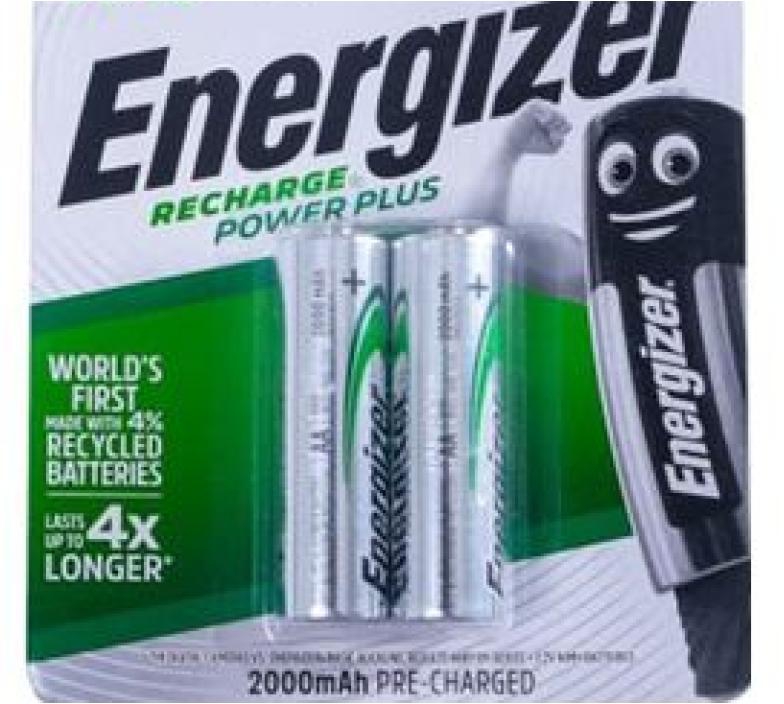 ENERGIZER RECHARGEABLES BATTERY 6X2 AA(RPP)