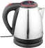 Flamngo fl3000 stainless steel electric kettle, 1.5 liters - silver