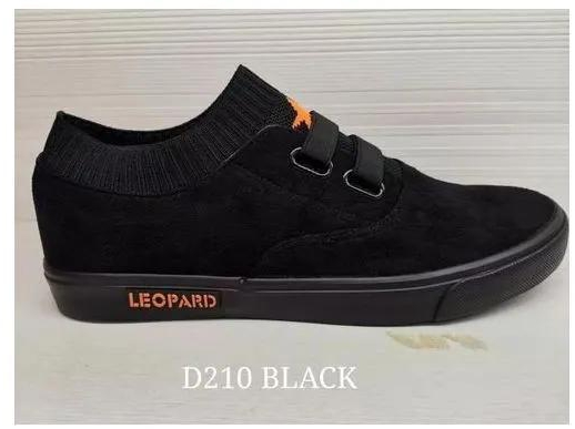 Leopard Rubber Shoes-Black