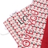 Snooze Flat Bed Sheet (Love Stars) 220*240 Cm + Free 2 Pillow Case