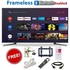 TCL 32S65A,32 Inch FRAMELESS SMART ANDROID TV Bluetooth Enabled, Icast TELEVISION +2 YEARS WARRANTY