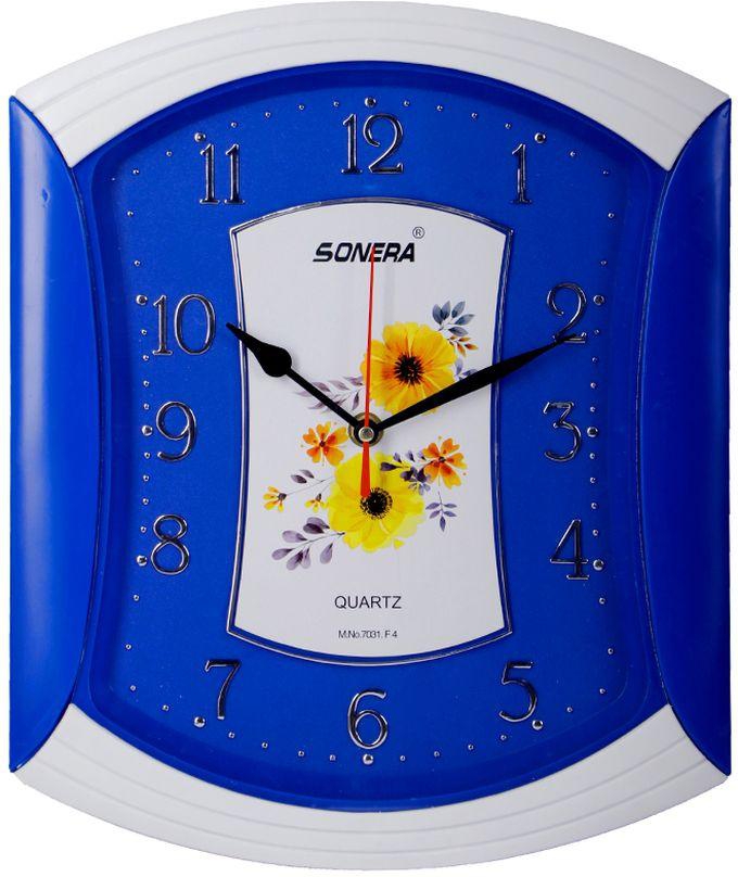 Sonera 7031 -Analog Wall Clock - Blue