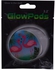 A Circular Sticker From Gloy Pods With Bird Design, Multicolored - The Product Consists Of 2 Pieces