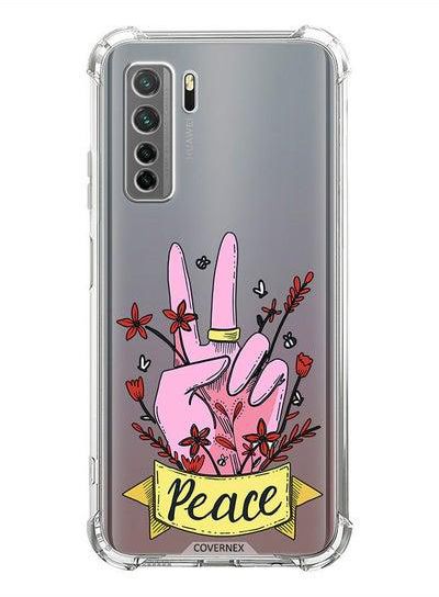 Shockproof Protective Case Cover For Huawei nova 7 SE Floral Peace