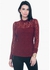 FabAlley Totally Laced Top Oxblood S