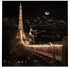 The Eiffel Tower Wooden Wall Art Multicolour 30x30centimeter
