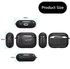 Apple AirPods 3 Case, Carbon Fiber Texture Protective Cover Case for AirPods 3 Black