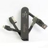 Trands TR-CA3349 3 in 1 Swiss Knife Shape Multifunctional Portable USB Cable with Folding Design