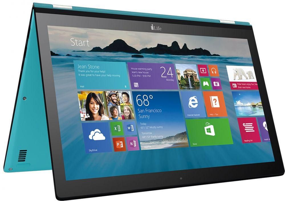 iLife ZED Note Notebook - Intel Atom Z3735F, 11.6 Inch, 32GB, 2GB RAM, Win 10, Turquoise