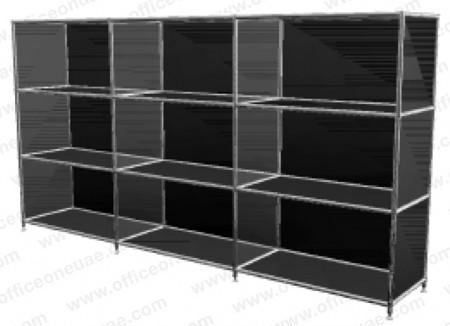 System4 Shelf, 228 x 118 x 40 cm, Black