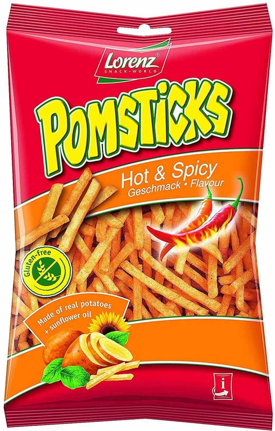 Lorenz pomsticks hot &amp; spicy 85g
