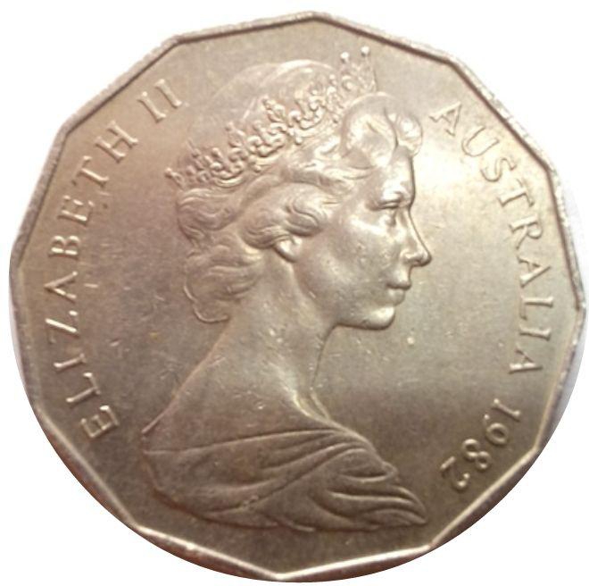 50 سنت من مستعمرات بريطانيا العظمي (استراليا) عام 1982 م