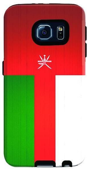 Stylizedd Samsung Galax S6 Premium Dual Layer Tough Case Cover Matte Finish - Flag of Oman