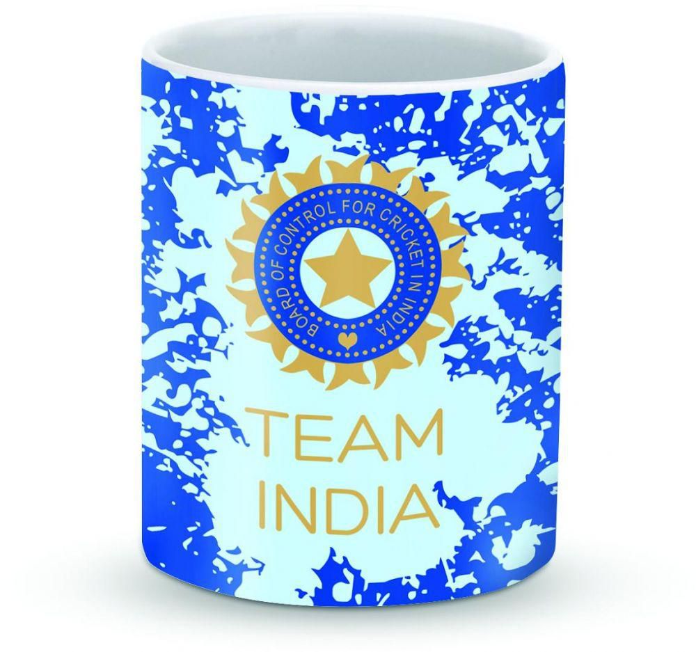 Stylizedd Mug - Premium 11oz Ceramic Designer Mug - Team India