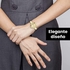 CURREN Women's Analog Watch with Rigid Bracelet Safety Clasp Classic Design Elegant Formal Lightweight