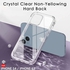 Hard-Back Soft-Sides Non-yellowing Crystal Clear Back Case Cover for iPhone 13