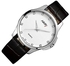 Fashion Rhinestone Men Business Sport Leather Waterproof Quartz Wrist Watch WH