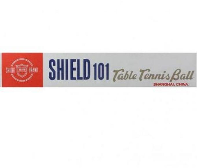 Shield 101 مجموعة كرات تنس الطاولة - 6 قطع