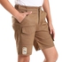 Bongo Solid Pattern With 3 Pockets Boys Short - Coffee Brown