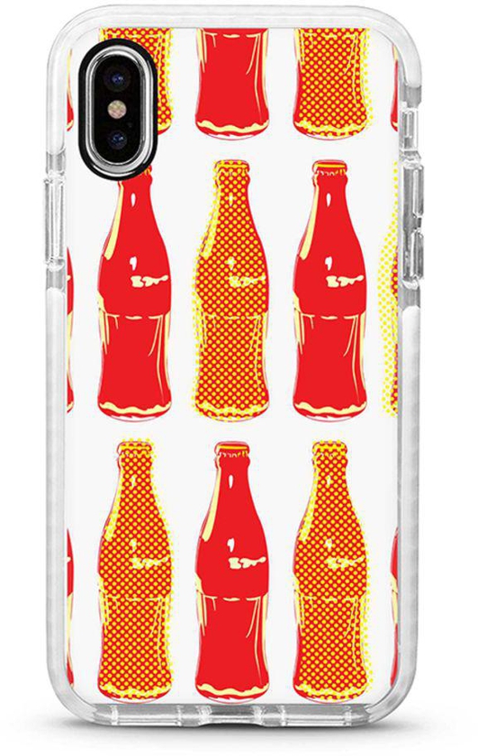 Protective Case Cover For Apple iPhone XS Max Retro Cola Full Print