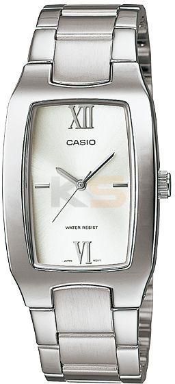 Casio Men's Silver Dial Stainless Steel Band Watch (MTP-1165A)