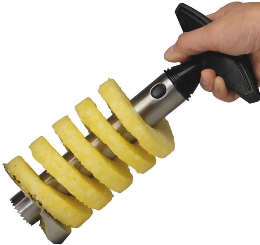 Vacu Vin 4882350 Stainless Steel Pineapple Easy Slicer