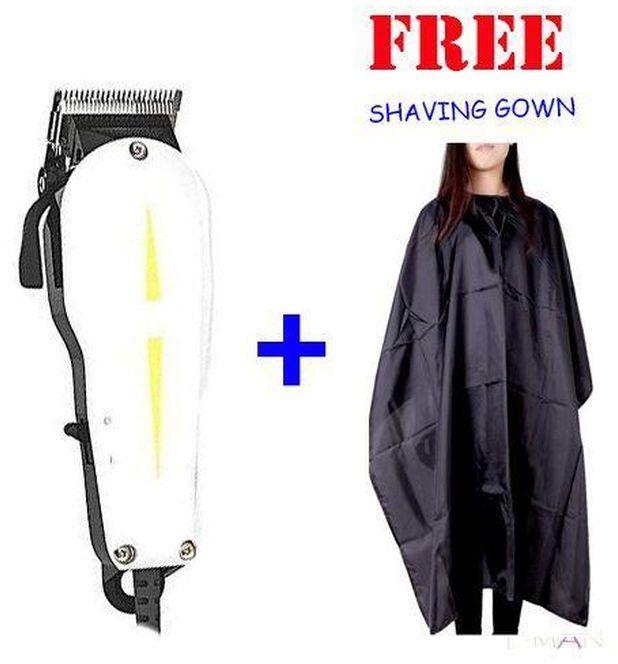 Geemy Professional Hair Cut Shaving Machine + FREE Shaving Gown