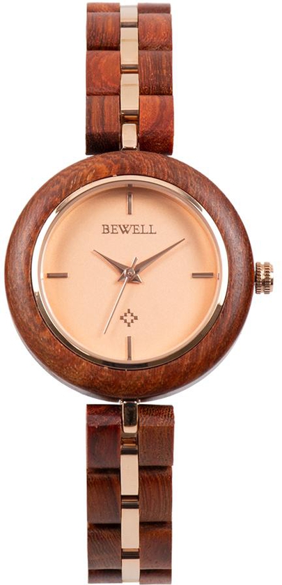 Bewell CW164al1 Newly Real Wooden Watch for Here + free Wood Box (3 Colors)