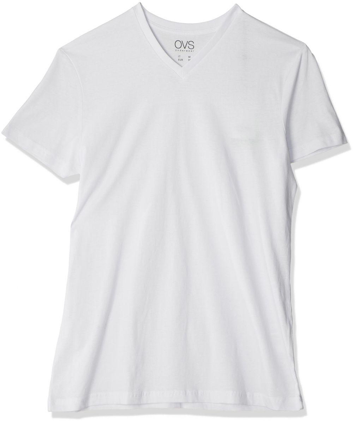 OVS T-shirt For Men -  Color White -  Size Small