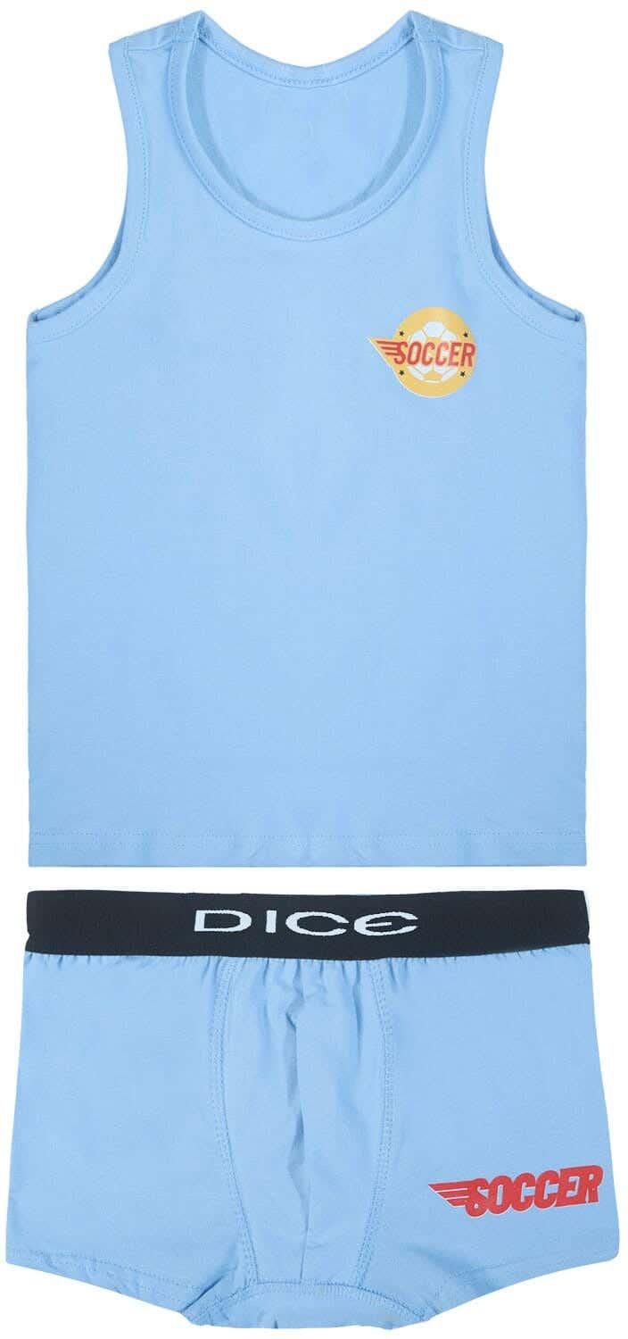 Get Dice Printed Cotton Underwear Set For Boys, 2 Pieces with best offers | Raneen.com
