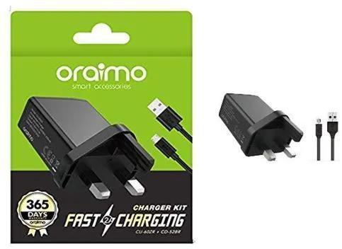 Fast Android 2A Charger For All smart Phones- BLACK