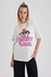 Defacto Coool PowerPuff Girls Licensed Oversize Fit Printed Short Sleeve T-Shirt