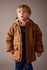 Defacto Baby Boy Waterproof Fleece Lined Hooded Jacket