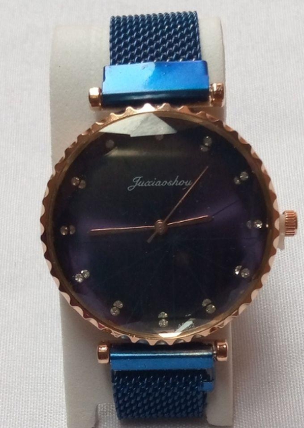 Elegant Ladies Magnetic Strap Wristwatch - Blue