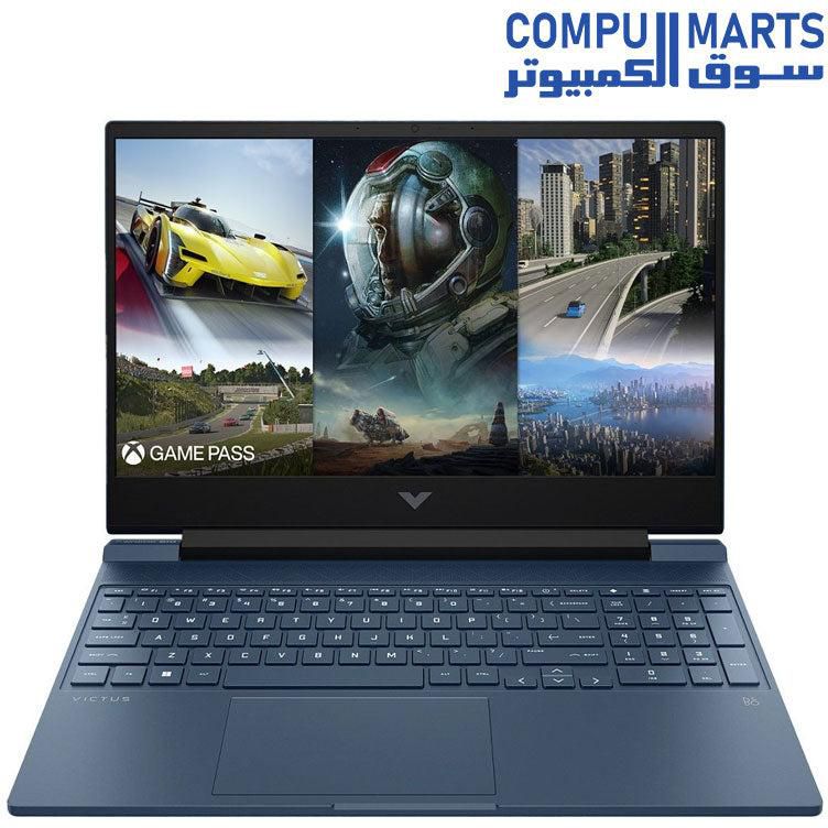 HP Victus 15-fa1093dx Gaming Laptop - 15.6" FHD 144Hz, Intel Core i5- 13420H RAM 8GB DDR4 3200MHZ 512GB SSD, NVIDIA GeForce RTX 3050 6GB, Windows 11 Home Blue
