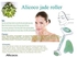Jade Facial Skin Massager Roller With Gua Sha Scraper Set Green/Silver