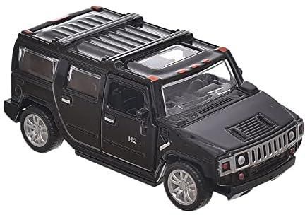 Plastic Alloy Model Car Toy With Modern Hammer Car Design For Kids - Black