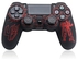 Transformer Silicone Case with Thumbstick Caps for PS4 Controller (Black/Red)