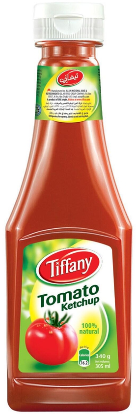 Tiffany ketchup 340g