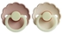 Daisy Latex Baby Pacifier, 6-18 Months, Size 2, Pack of 2 - Blush Night/Cream Night