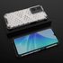 For Oppo A77s 4G , Shockproof Honeycomb Pattern Phone Case Cover - Transparent